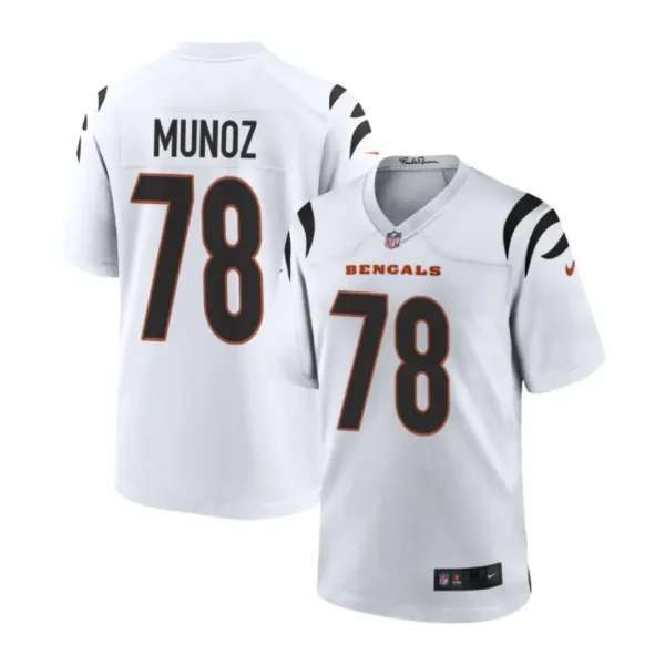 Anthony Munoz Jersey White