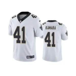 Alvin Kamara Jersey White Vapor 