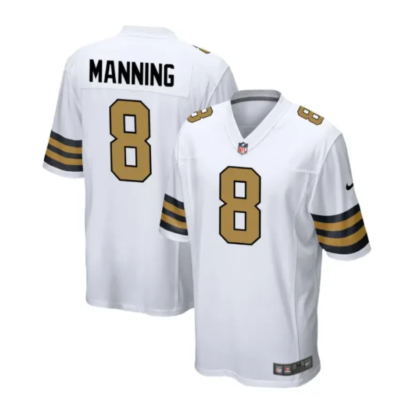 Archie Manning Jersey White