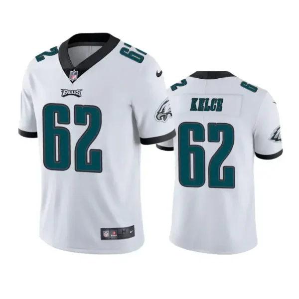 Jason Kelce Jersey White Vapor 