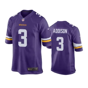 Jordan Addison Jersey Purple 