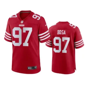 Nick Bosa Jersey Scarlet