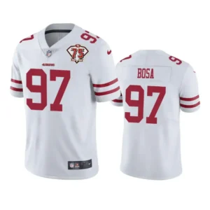 Nick Bosa Jersey White Vapor 