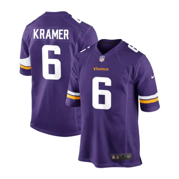 Tommy Kramer Jersey Purple 