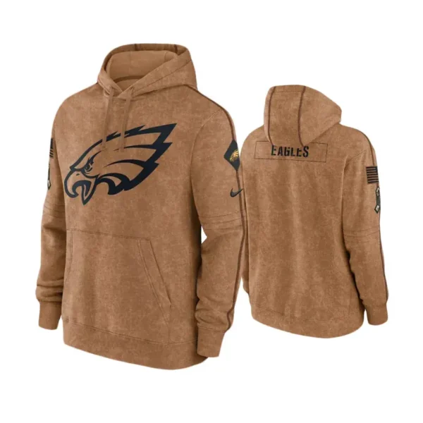 Philadelphia Eagles Hoodie Brown